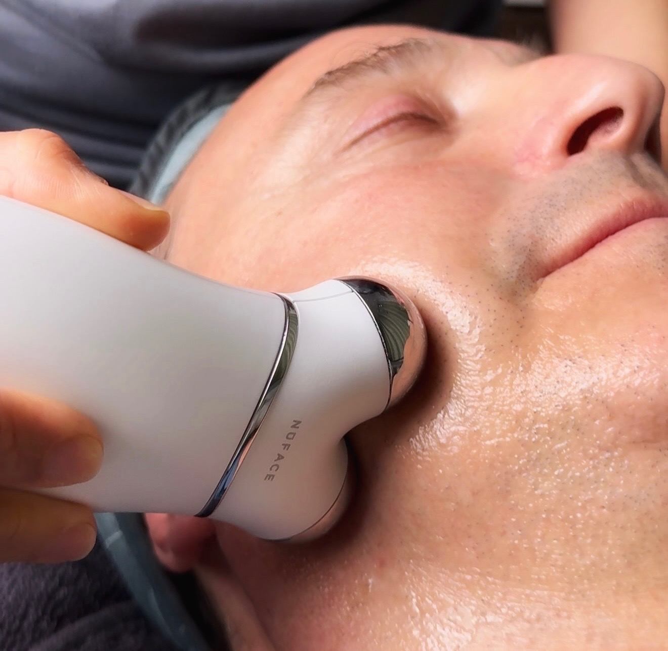 NuFace facial treatment